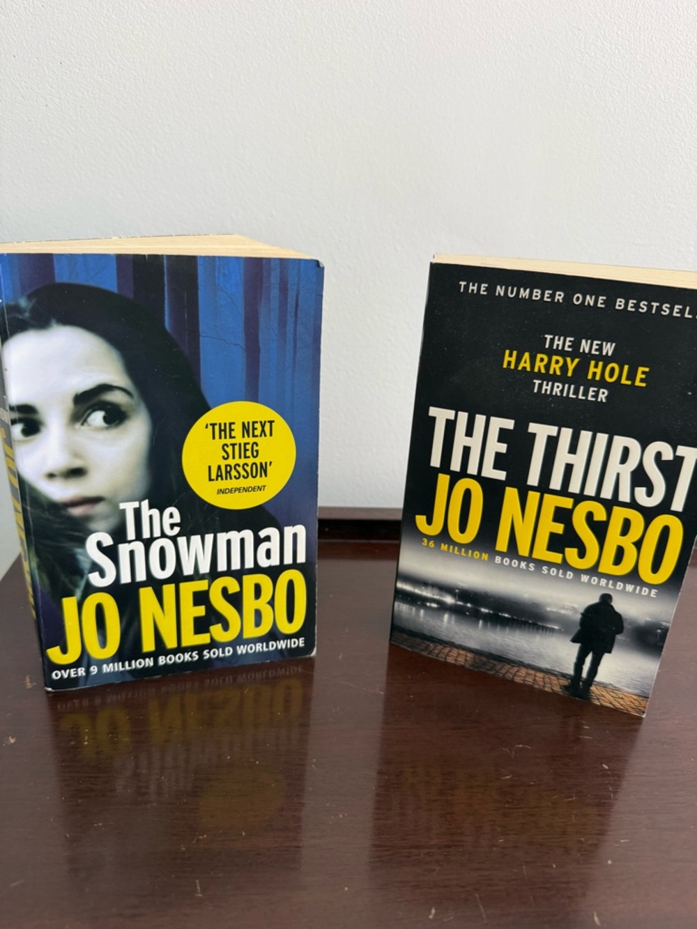 Set of 2 Jo Nesbo Mystery and Crime Paperback Books